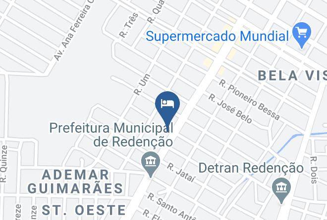 Redencao - Hotel Santa Tereza Maps