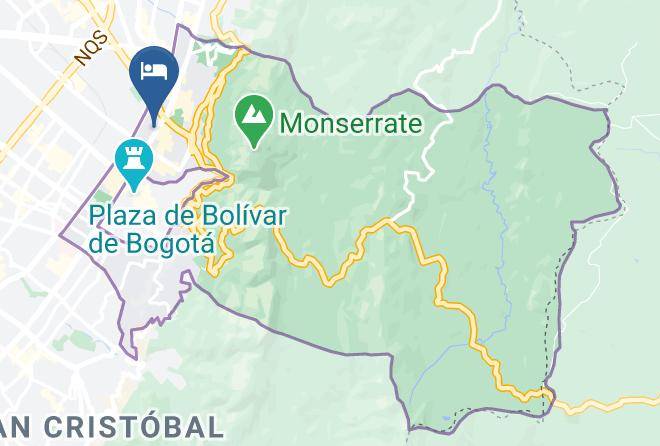 Bogota - Hotel Santamaria De Jose Maps