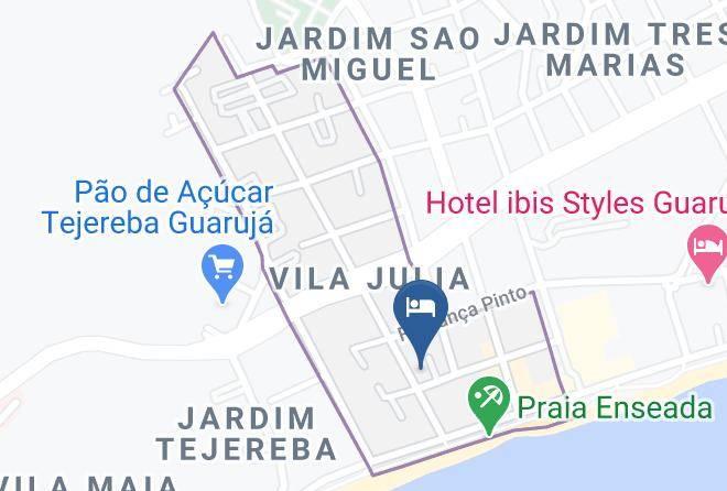Guaruja - Hotel Santamaria Maps