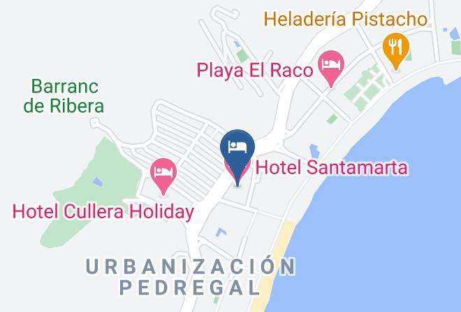 Hotel Santamarta Map