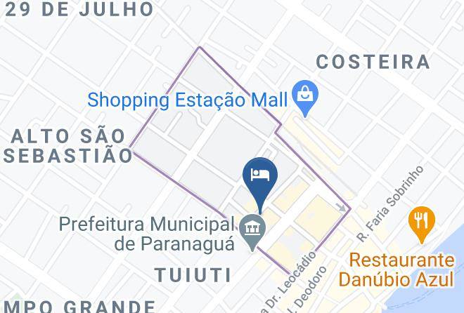 Paranagua - Hotel Santana Maps