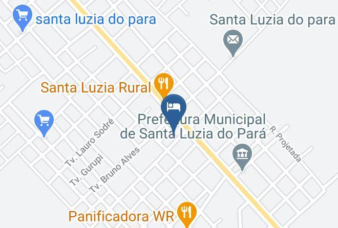 Santa Luzia Do Para - Hotel Santana Maps