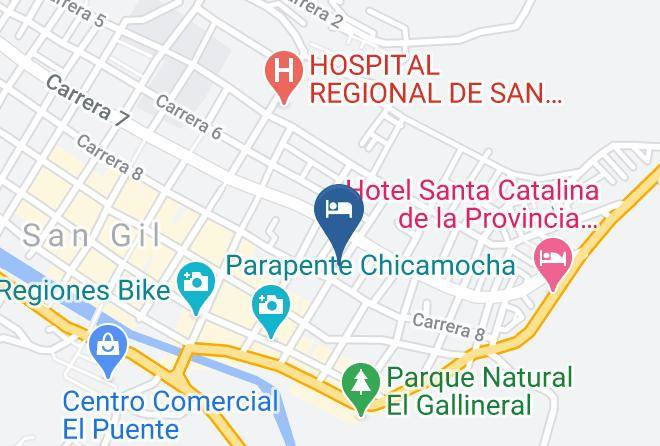 San Gil - Hotel Santander Aleman Maps