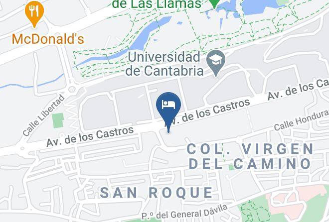 Santander - Hotel Santander Antiguo Maps