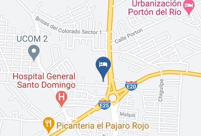 Santo Domingo - Hotel Santander Don Garcia Maps