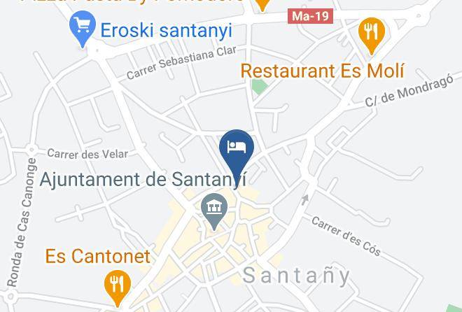 Baleares - Hotel Santanyi Maps