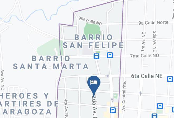 Leon - Hotel Santiago De Los Caballeros Maps