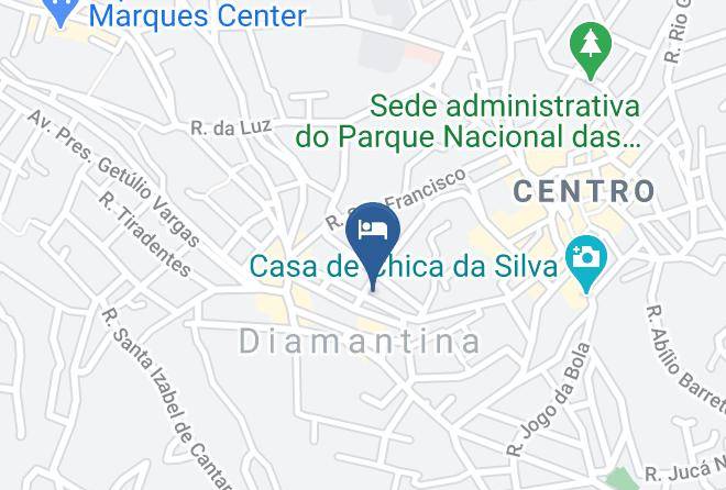 Diamantina - Hotel Santiago Maps