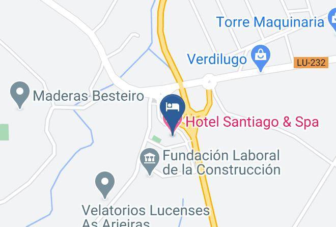 Hotel Santiago & Spa Map