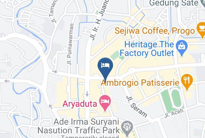 Hotel Santika Bandung Map