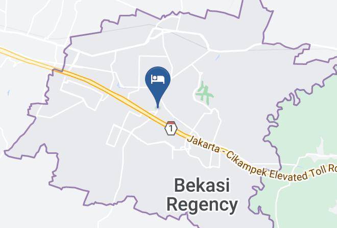 Bekasi Regency - Hotel Santika Cikarang Maps