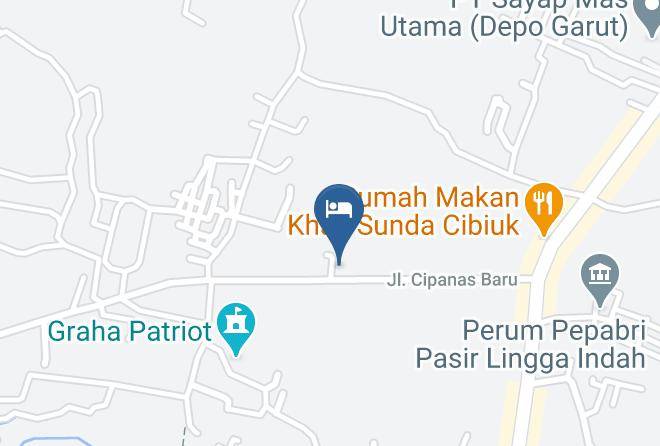 Garut Regency - Hotel Santika Garut Maps