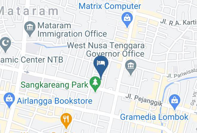 Kota Mataram - Hotel Santika Mataram Maps