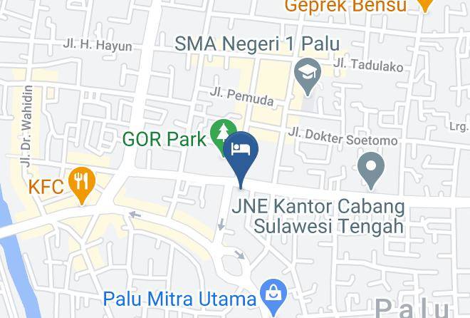 Kota Palu - Hotel Santika Palu Maps