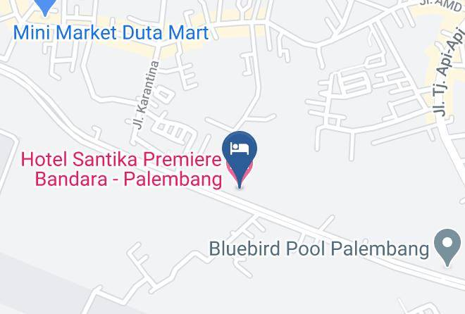 Palembang - Hotel Santika Premiere Bandara Palembang Maps