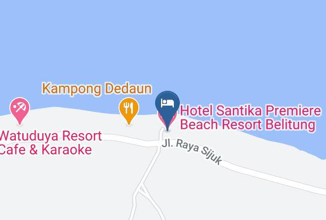 Belitung Regency - Hotel Santika Premiere Beach Resort Belitung Maps