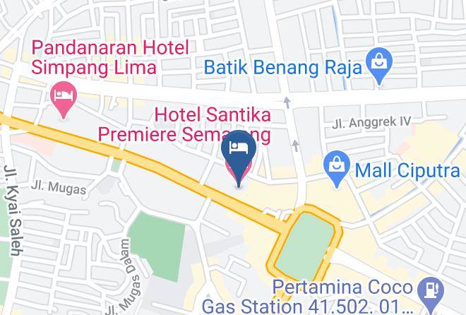 Kota Semarang - Hotel Santika Premiere Semarang Maps