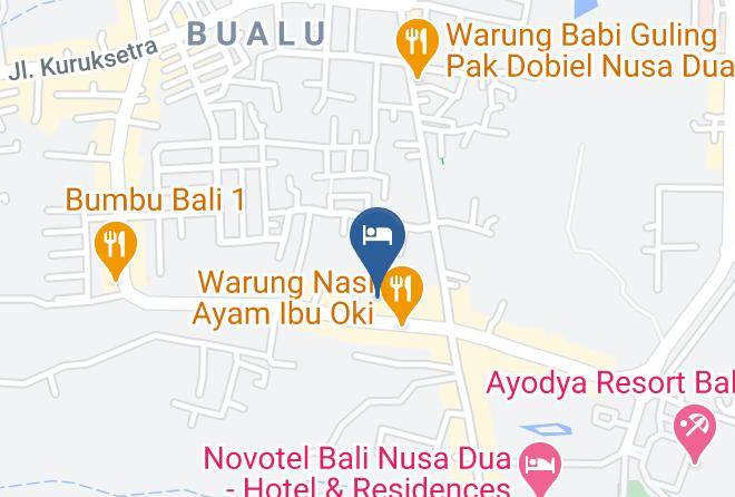 Hotel Santika Siligita Nusa Dua Bali Map