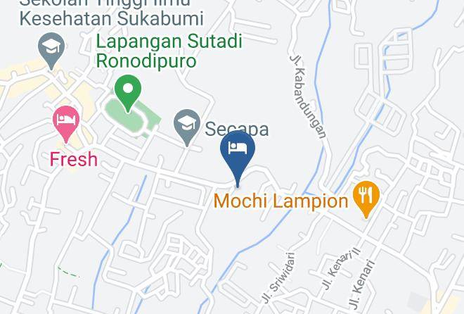 Kota Sukabumi - Hotel Santika Sukabumi Maps