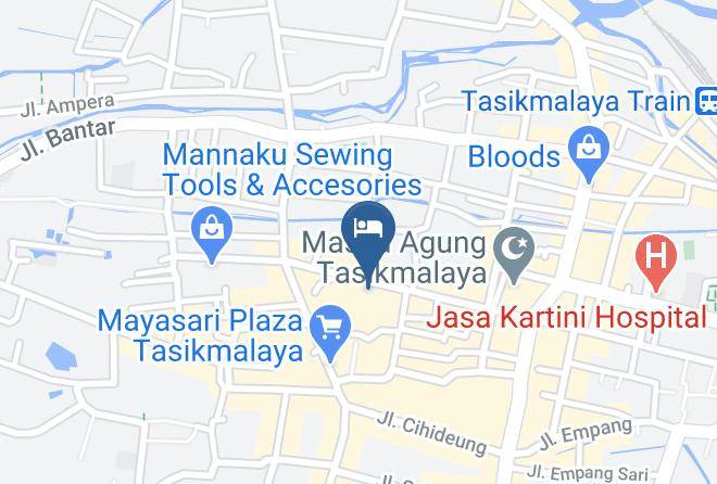 Kota Tasikmalaya - Hotel Santika Tasikmalaya Maps