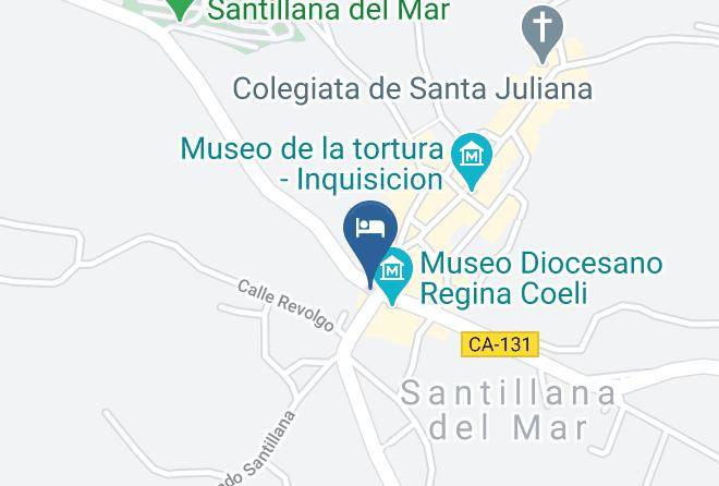 Santillana - Hotel Santillana Maps