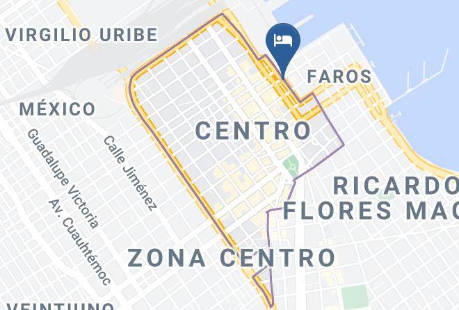 Veracruz Faros - Hotel Santillana Maps
