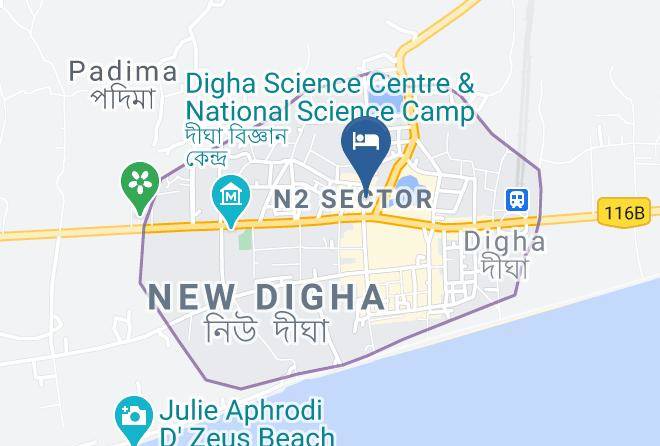 Ramnagar I - Hotel Santiniketan Digha Budget Hotels In Digha Maps