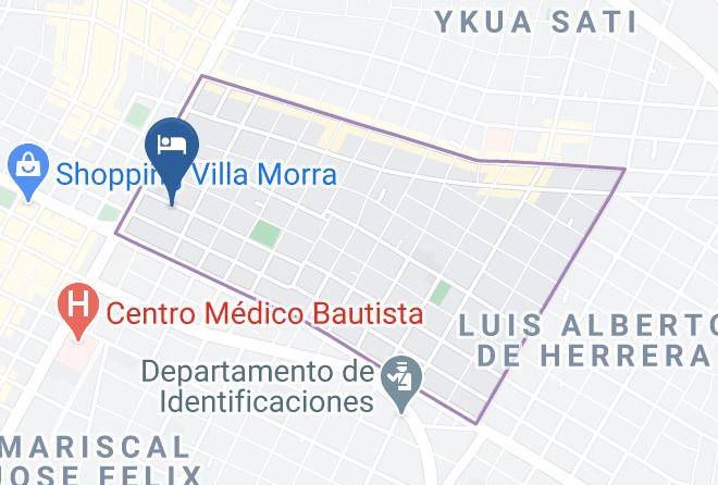 Asuncion - Hotel Santisima Maps