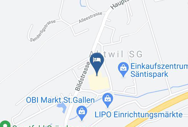 Sankt Gallen - Hotel Santispark Maps