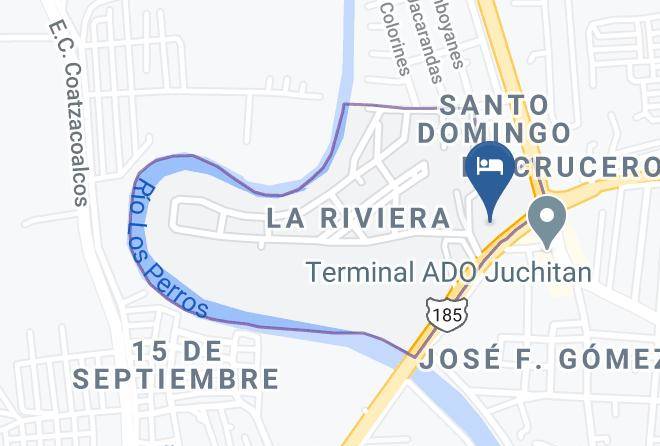 Heroica Ciudad De Juchitan De Zaragoza - Hotel Santo Domingo Maps