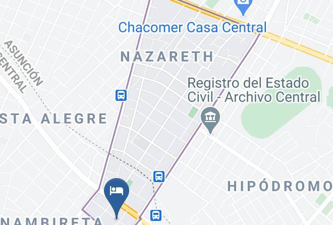 Asuncion - Hotel Santo Domingo Maps