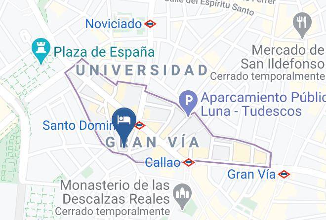 Madrid - Hotel Santo Domingo Madrid Maps
