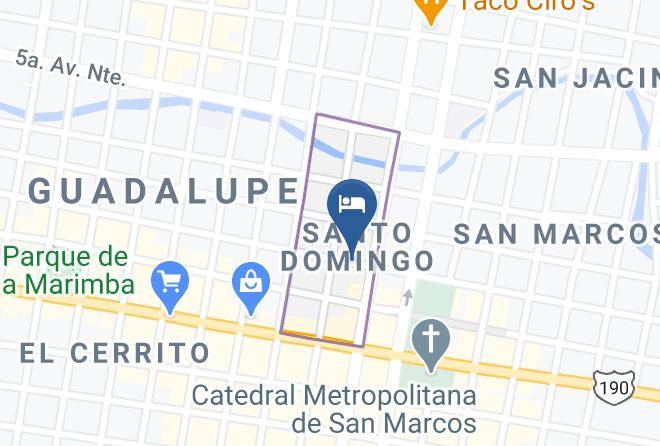 Tuxtla Gutierrez - Hotel Santo Domingo Tuxtla Gutierrez Chiapas Mexico Maps