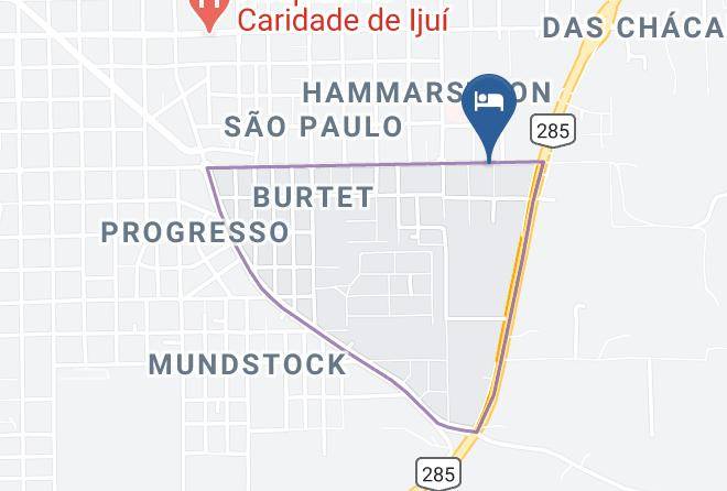 Ijui - Hotel Santo Expedito Maps