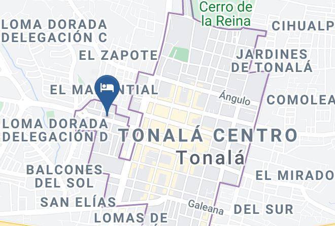 Tonala - Hotel Santo Santiago Maps