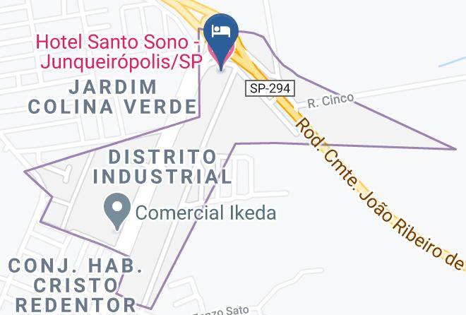 Junqueiropolis - Hotel Santo Sono Junqueiropolis Sp Maps