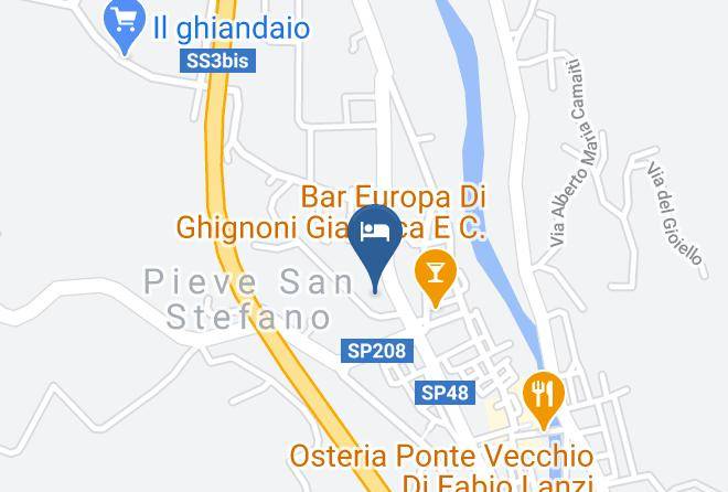 Arezzo - Hotel Santo Stefano Maps