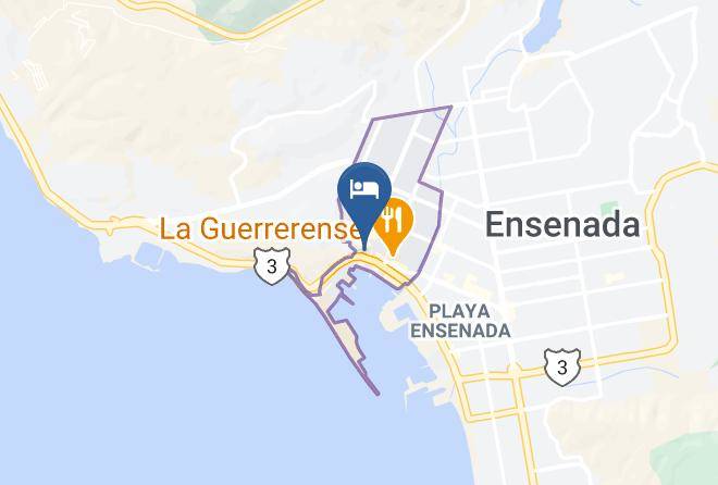 Ensenada - Hotel Santo Tomas Maps