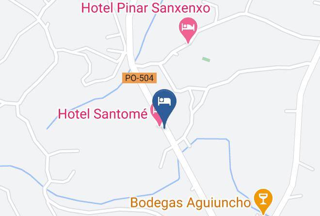 Pontevedra - Hotel Santome Maps