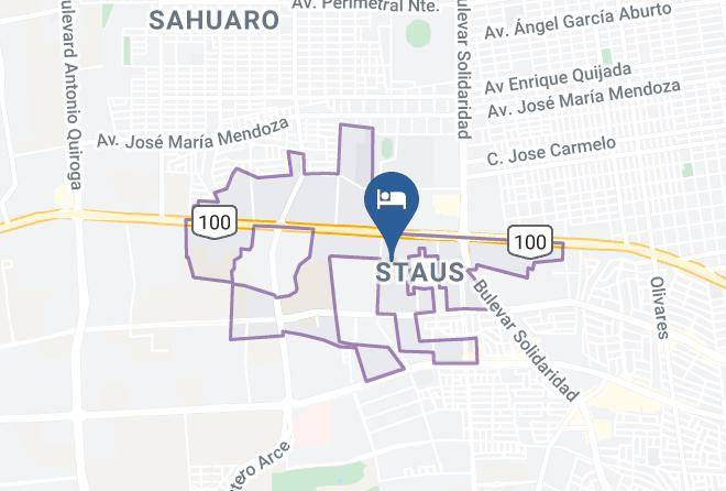 Hermosillo - Hotel Santorian Maps
