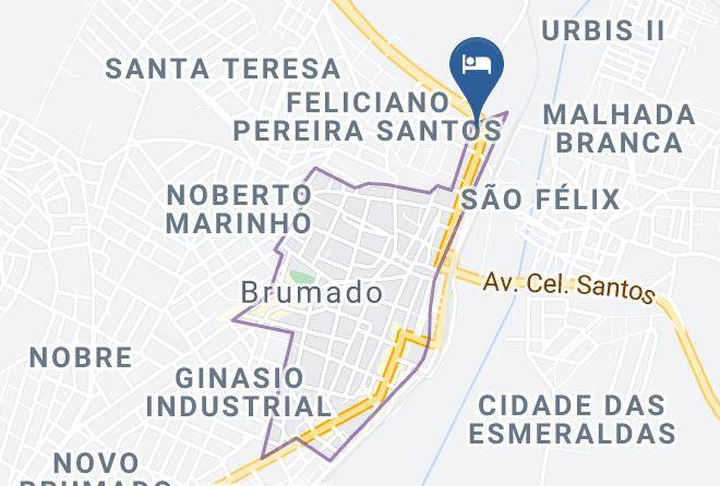 Brumado - Hotel Santorini Maps