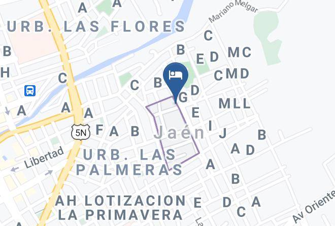 Jaen - Hotel Santorini Maps