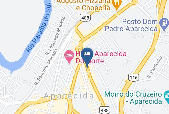 Aparecida - Hotel Santos Maps