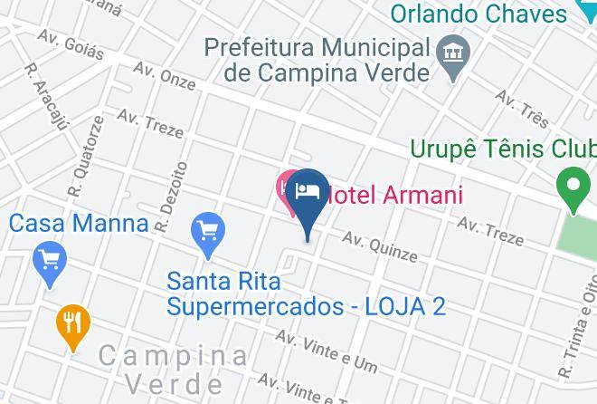 Campina Verde - Hotel Santos Maps