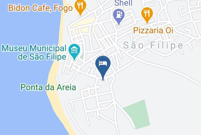 Sao Filipe - Hotel Santos Pina Maps