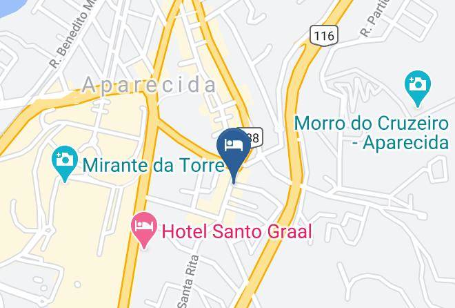 Aparecida - Hotel Santos Reis Maps