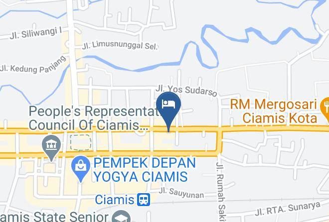 Ciamis Regency - Hotel Santosa Maps