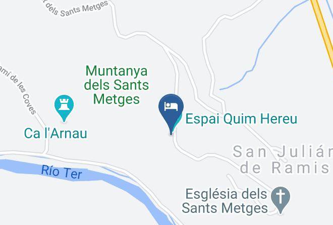 Girona - Hotel Sants Metges Maps