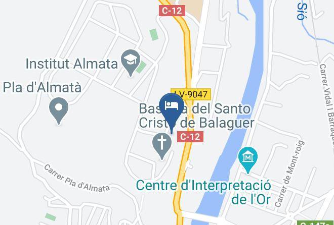 Lleida - Hotel Santuari Maps