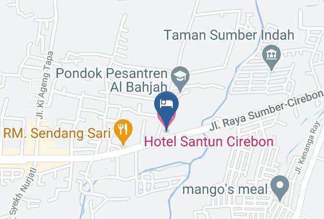 Cirebon Regency - Hotel Santun Cirebon Maps